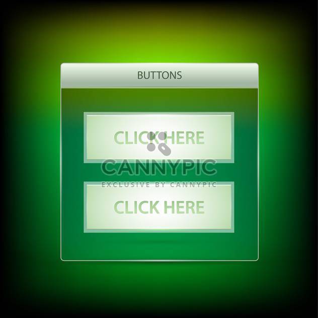 Vector click here buttons - vector gratuit #128404 