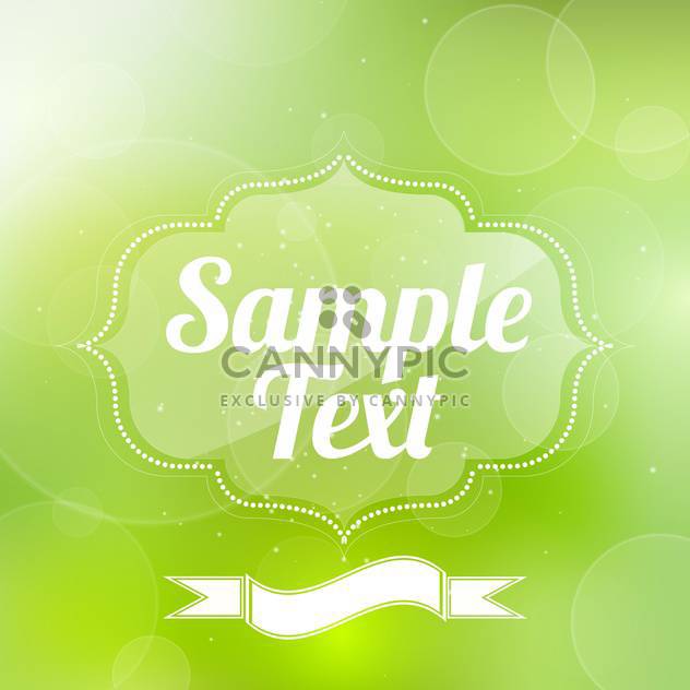 green vector frame background - Free vector #129274