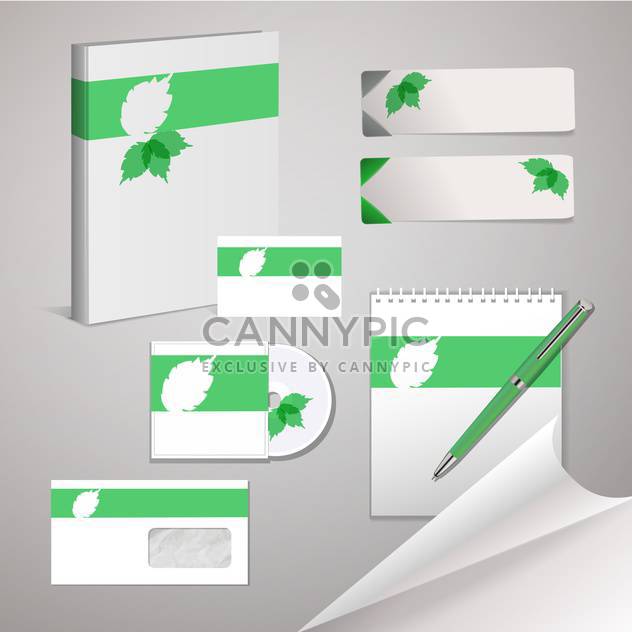 Set of templates for corporate identity - Free vector #131154