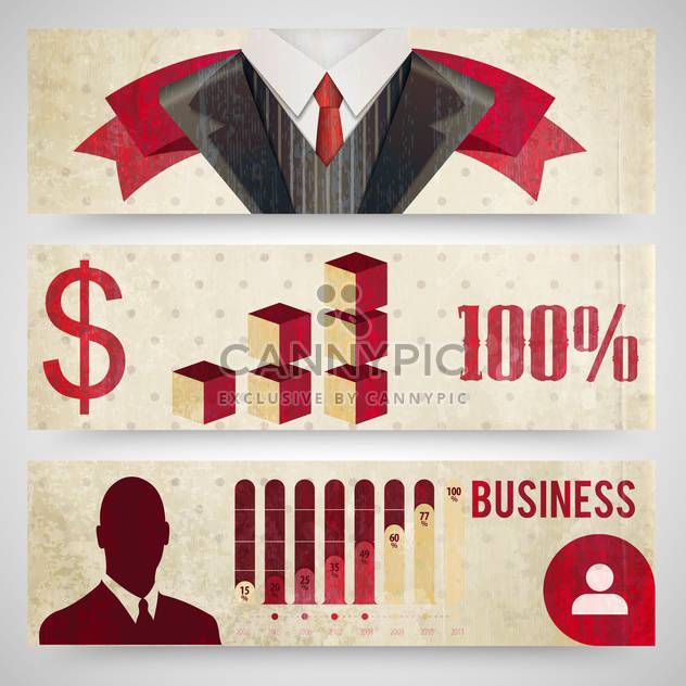 business finance concept icons - vector #133174 gratis