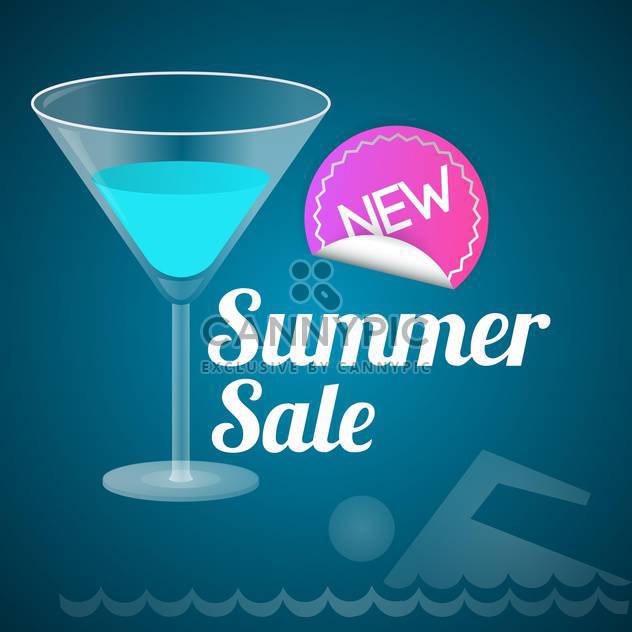 summer sale and shopping background - vector gratuit #133714 