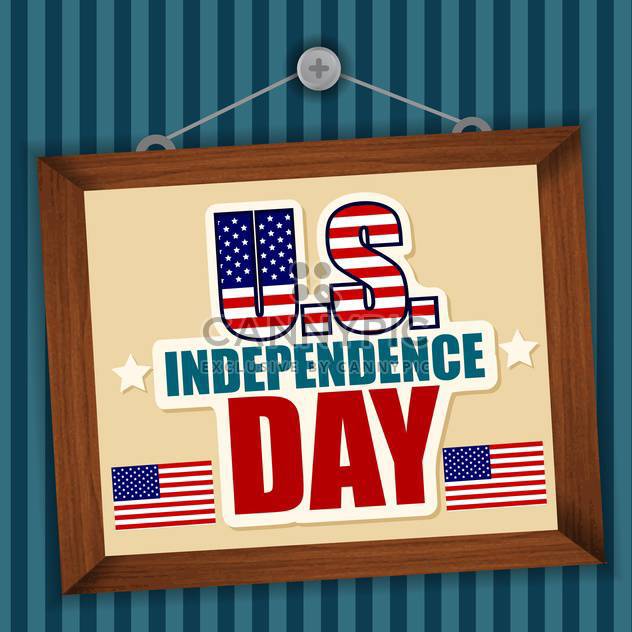 usa independence day labels - Free vector #134354