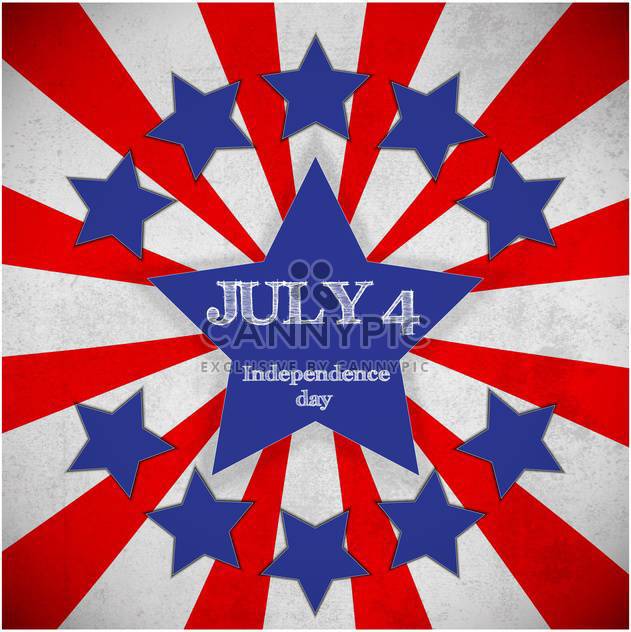 american independence day poster - Kostenloses vector #134634