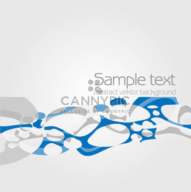 Vector blue color abstract background with text place - Kostenloses vector #127524