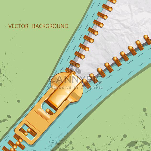 vector background with zipper illustration - vector gratuit #129244 