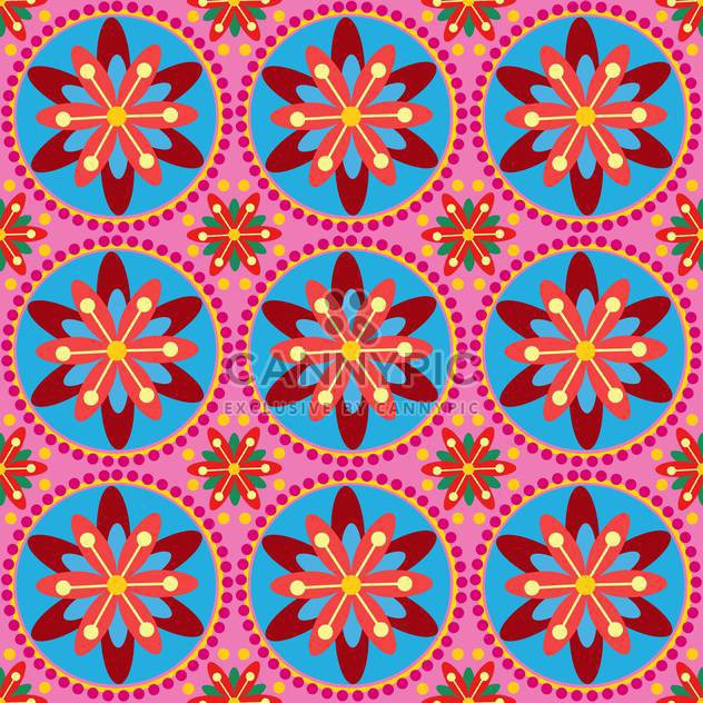 Colorful vector floral ornament - Free vector #130064