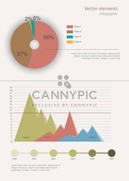 infographic elements vector illustration - Free vector #130494