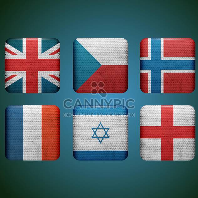 set of different countries flags - Free vector #132564