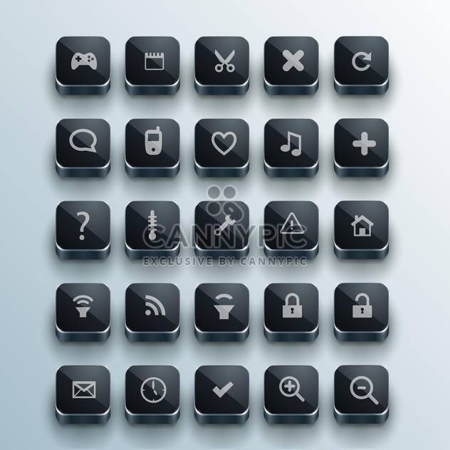 set of web computer icons - Free vector #132724