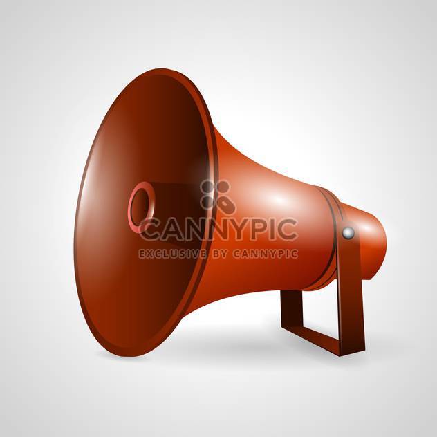 loudspeaker or megaphone vector illustration - vector #132794 gratis