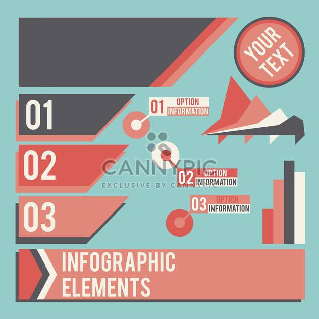 business infographic elements set - vector gratuit #133014 