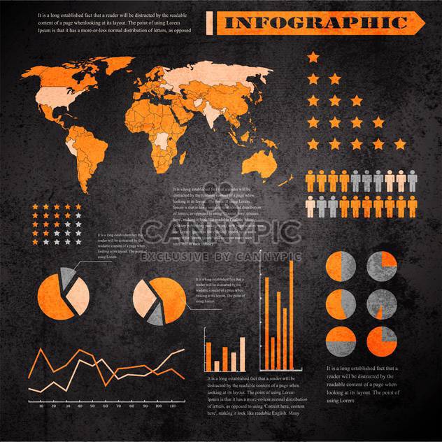business infographic elements set - Free vector #133284