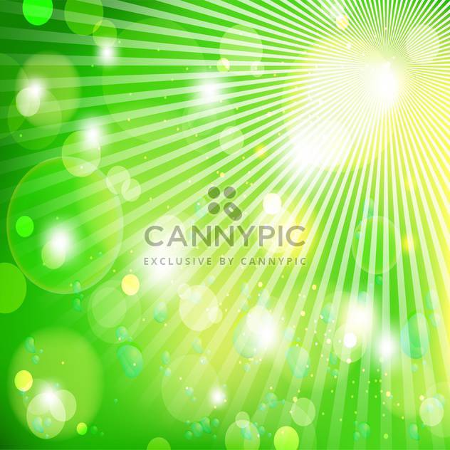 abstract green light background - vector gratuit #133834 
