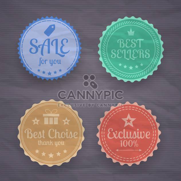 collection of high quality labels - Free vector #133884