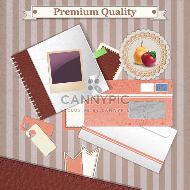 premium quality vintage background - vector gratuit #134674 